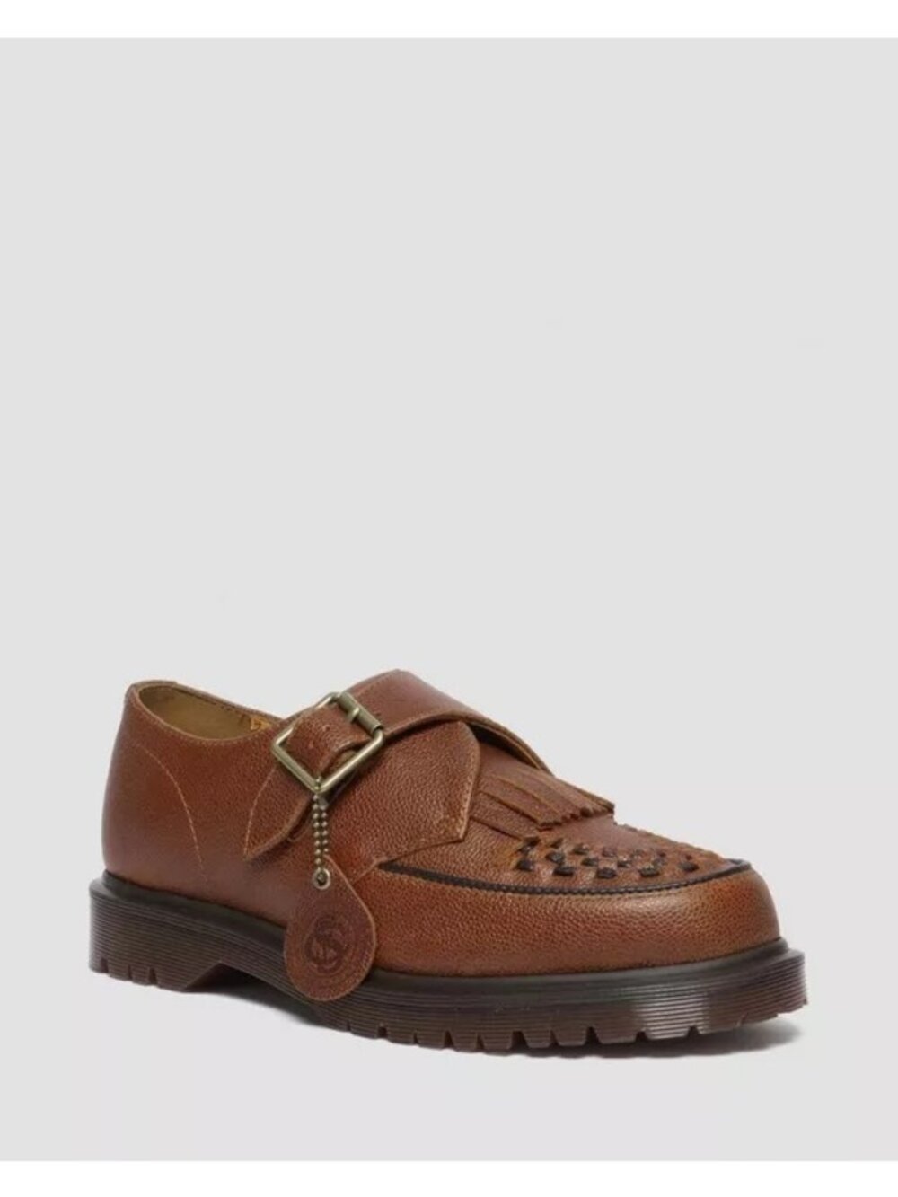 NEW Dr. Martens Ramsey Westminster Leather Buckle Creepers in Whiskey US 5 Women